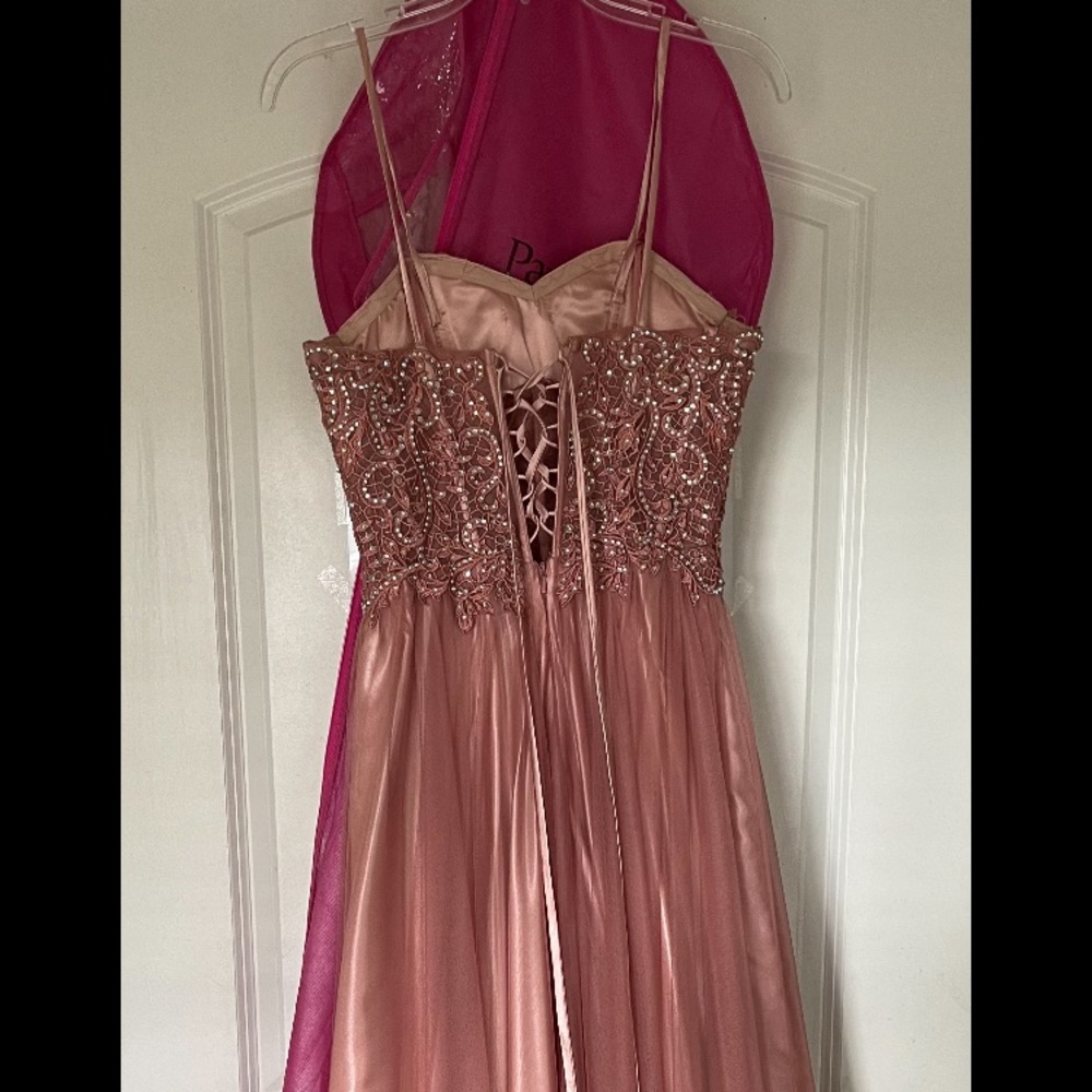 rose gold prom dress - Picture 2 of 4